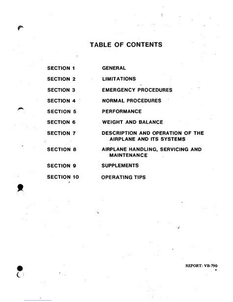 PA 28 181 Cherokee Archer II Pilot S Operating Handbook POH INSTANT