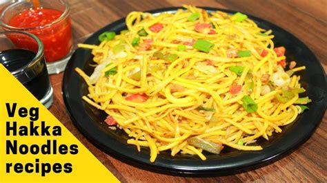 Veg Hakka Noodles Recipe Restaurant Style Veg Noodles Shanas