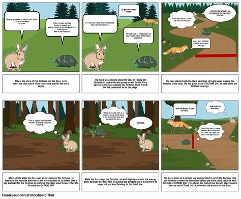 Rabbit And Tortoise Storyboard By Dd Db