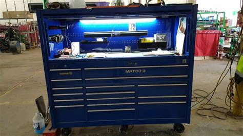 Matco 4s Tool Box With Hutch Led Light Sound Bar For Sale In Clayton