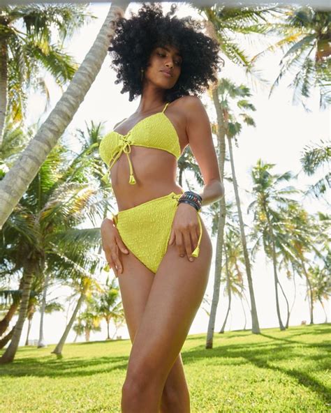 Model Imaan Hammam Shines Bright In Yellow Bikini After Weekend Of