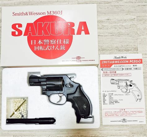 タナカ Sandw M360j Sakura 日本警察仕様回転式けん銃 サクラ ガスガン 現状品 ジャンク 中古 のヤフオク落札情報