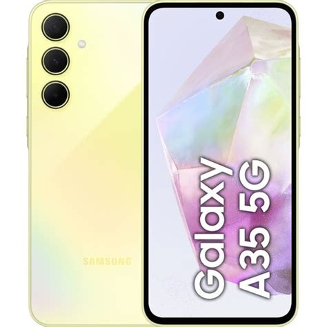 SAMSUNG Galaxy A35 5G 6 128GB 6 6 120Hz Żółty SM A356 Smartfon