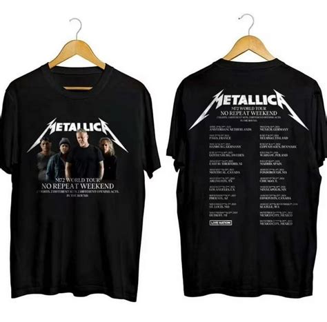 Metallica 72 Seasons 2023 2024 World Tour T Shirt Metallica Band Fan