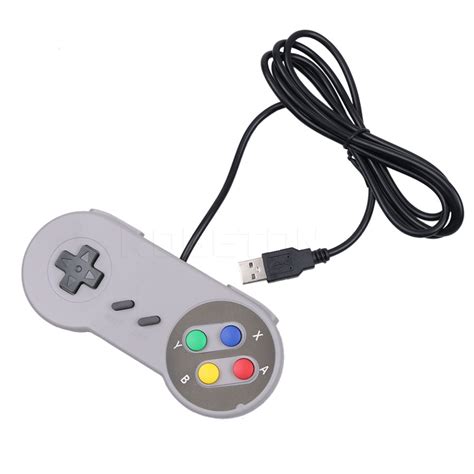 Super Wired Game Controller Usb Classic Gamepad For Snes For Pc Mac