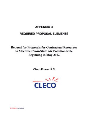 Fillable Online Appendix D Confidentiality Agreement Form Cleco Power