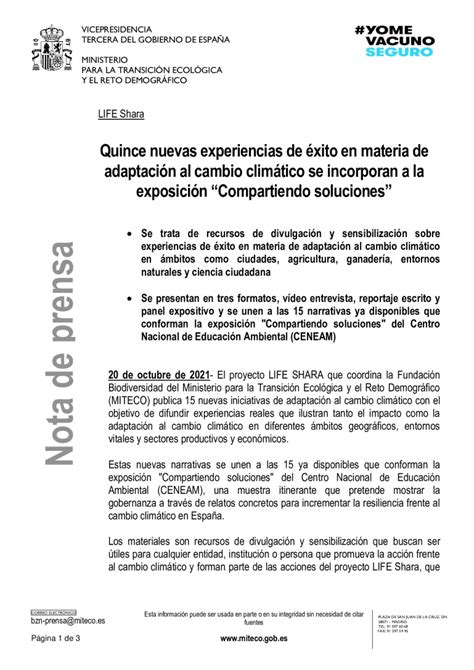 Quince Nuevas Experiencias De Xito En Materia De Adaptaci N Al Cambio