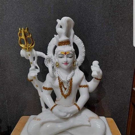 Multicolor Marble Shiva Statue Home At Rs In Jaipur Id