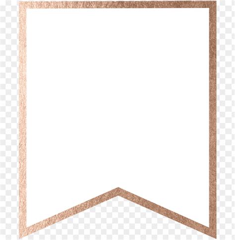 Free Download Hd Png Rose Gold Banner Template Free Printable Blank