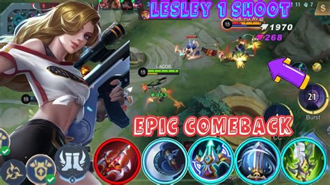 Lesley Epic Comeback Only Fountain Left Mlbb Mlbbcreatorcamp