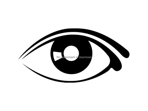 Eye Silhouette Svg, Eye Svg Cutting Image, Eye Dxf Clipart, Eye Image ...