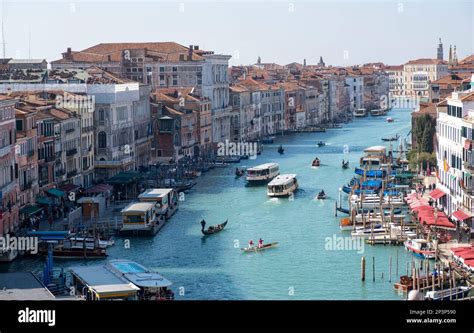 View Of The Grand Canal From The Fondaco Dei Tedeschi Terrace Venice