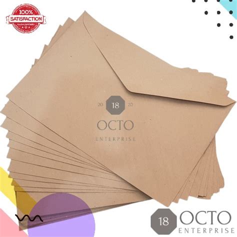 School Supplies Brown Envelope 200 Lbs 25pcs Short Long COD