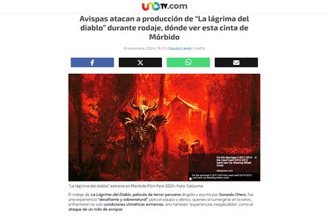 La Lagrima Del Diablo Pel Cula De Terror