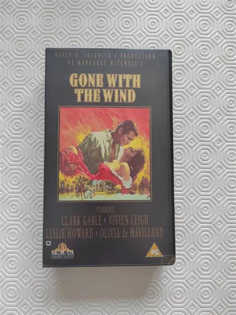 Gone With The Wind Clark Gable Vivien Leigh Vhs Picclick Uk