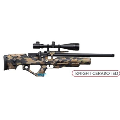 Kral Puncher Knight Tactical PCP Air Rifle BROWN CERAKOTED