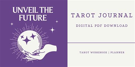 Tarot Journal Printable Tarot Spreads PDF Tarot Workbook Tarot Diary