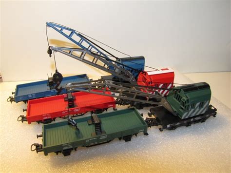 Märklin H0 4423 4671 Freight carriage 3 Crane truck Catawiki