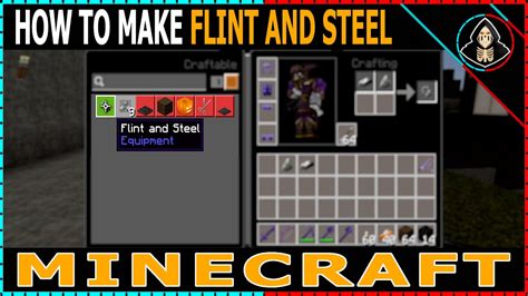 How To Craft Flint And Steel Minecraft Youtube