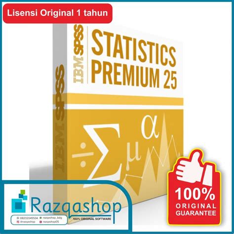 Jual Ibm Spss Statistics Grad Pack Premium Tahun License