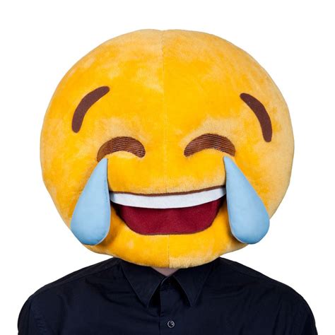 Crying Laughing Emoticon Mask