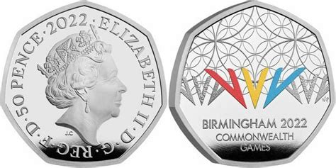 Pence Elizabeth Ii Commonwealth Games Silver Proof United