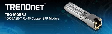 Amazon TRENDnet SFP To RJ45 1000BASE T Copper SFP Module TEG