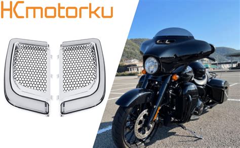 Amazon Hcmotorku Motorcycle Led Fairing Lower Grills Turn Signal