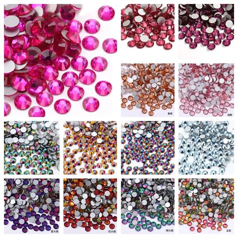 Ss Ss Aaaaa Top Quality Glass Crystal Non Hotfix Rhinestones