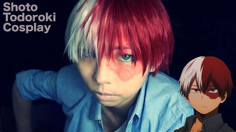 🔥shoto Todoroki Cosplay Makeup Tutorial 轟焦凍 ️ Youtube