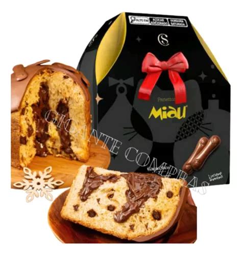 Panettone Clássico Miau Exclusivo Cacau Show 650g Recheado