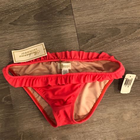 Shoshanna Swim Nwt Shoshanna Coral Ruffle Bikini Medium Poshmark