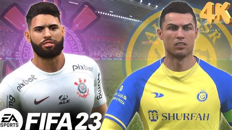 FIFA 23 E SE O 𝘾𝙊𝙍𝙄𝙉𝙏𝙃𝙄𝘼𝙉𝙎 ENFRENTAR O ALL NASSR DE 𝘾𝙍𝙄𝙎𝙏𝙄𝘼𝙉𝙊 𝙍𝙊𝙉𝘼𝙇𝘿𝙊