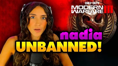 How Nadia Got Her Cod Account Unbanned 4 Times In 1 Year Youtube