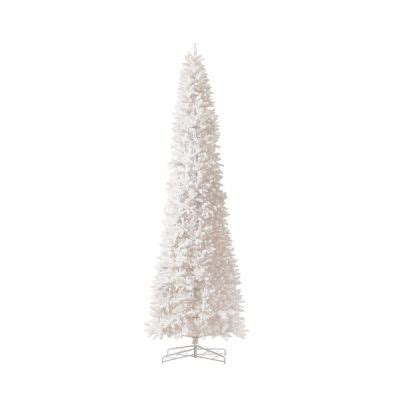 Nearly Natural Slim Faux Foot Pre Lit Fir Christmas Tree Color