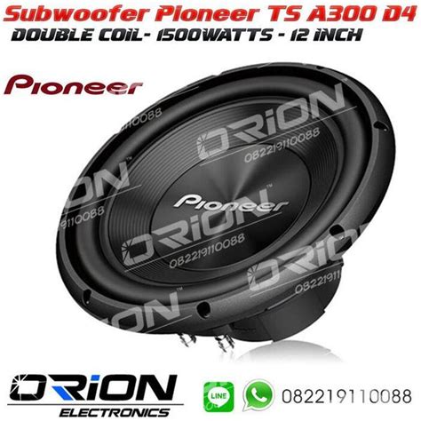 Jual Subwoofer Pioneer TSA 300d4 PIONEER TS A300D4 SUB TSA300D4 Di