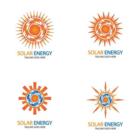 Plantilla De Dise O De Logotipo De Energ A Solar De Sol Dise Os De