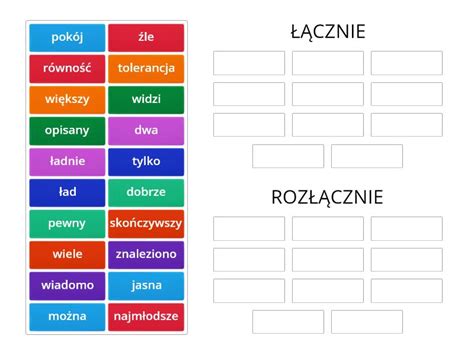 Klasa Pisownia Nie Z R Nymi Cz Ciami Mowy Group Sort