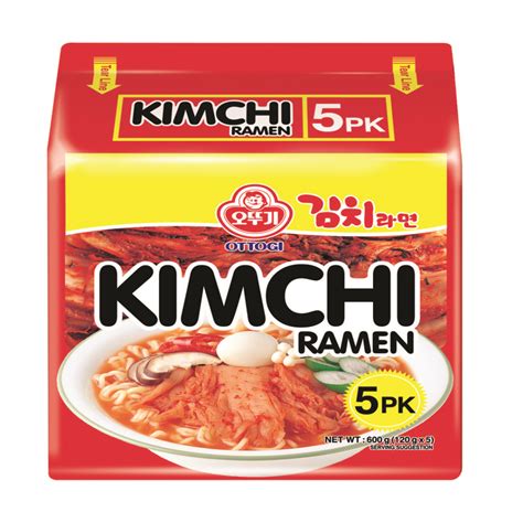 Ottogi Kimchi Ramen 120g X 5 Hygenix General Trading LLC