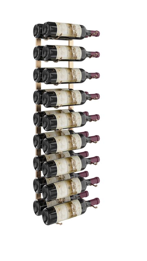 W Series 3 Wall Mounted Metal Wine Rack 9 To 27 Bottles VintageView