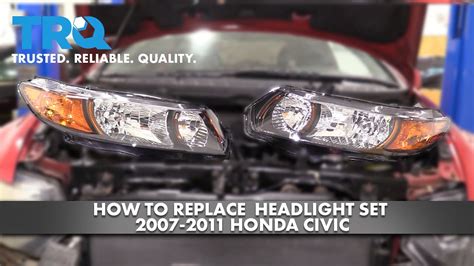 2011 Honda Civic Replacement Head Light Bulbs How To Replace