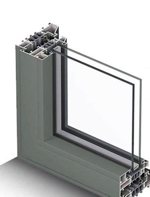 Electrophoresis Double Glazed Aluminum Window Frame Profile