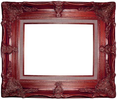 Red Ornate Frame