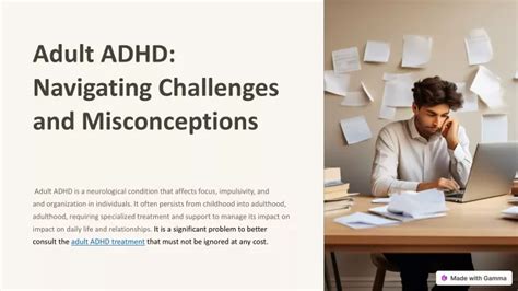 Ppt What Are The Challenges And Misconceptions Surrounding Adult Adhd