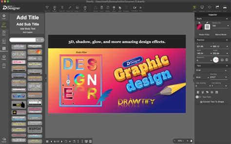 Powerful Cross-Platform Graphic Design App｜Drawtify