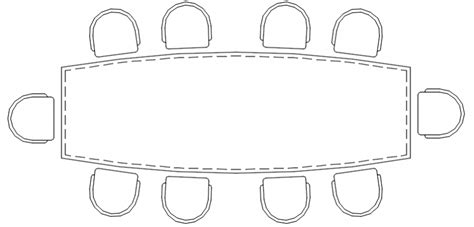 Dining table plan in block of AutoCAD - Cadbull