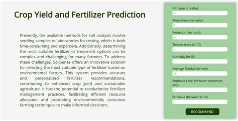 Github Sourik Crop And Fertilizer Recommendation System This