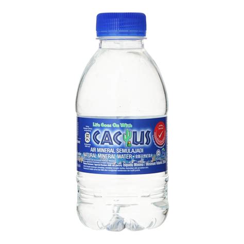 Cactus Brand Natural Mineral Water 250ml X 24 Mini Pocket Bottle🌟 Yee Lee Oils And Foodstuffs