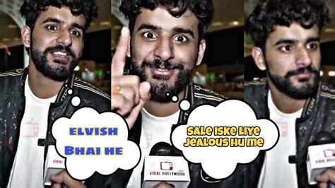 Fukrainsaan Abhishek Malhan First Interview Reaction On Elvish Yadav