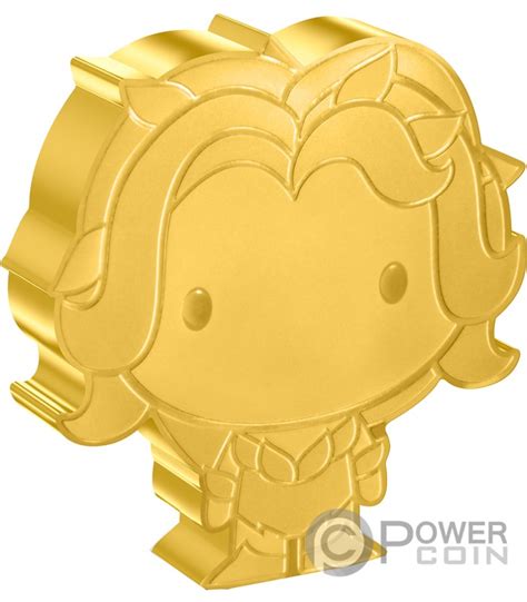 Poison Ivy Chibi Gilded Dc Comics 1 Oz Moneda Plata 2 Niue 2024